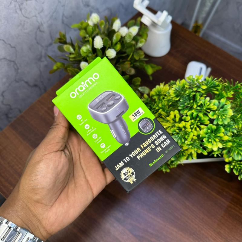 Oraimo Boulevard FM transmitter and Bluetooth car adapter