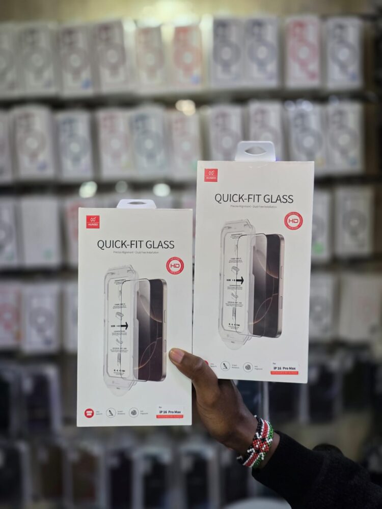 Quick-Fit Diamond Grade Glass Screen Protector for iPhone