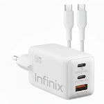 Infinix XDC95 68W GaN fast charger with 100W Type-C cable