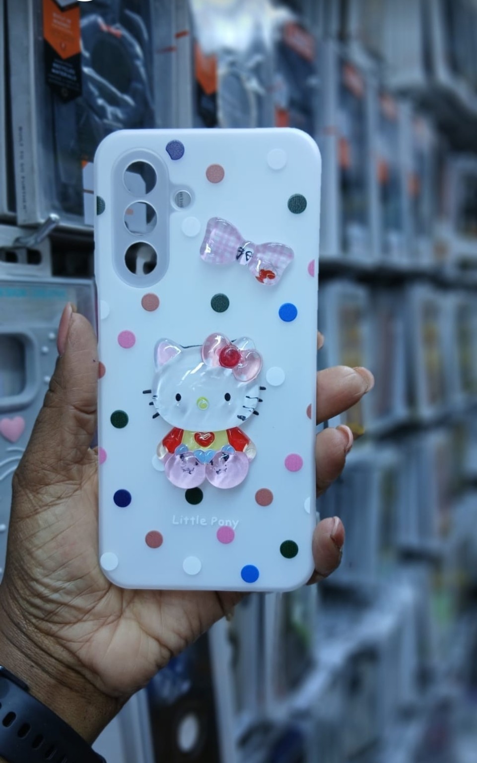 Little Pony white 3D phone cover for Samsung Galaxy A Series