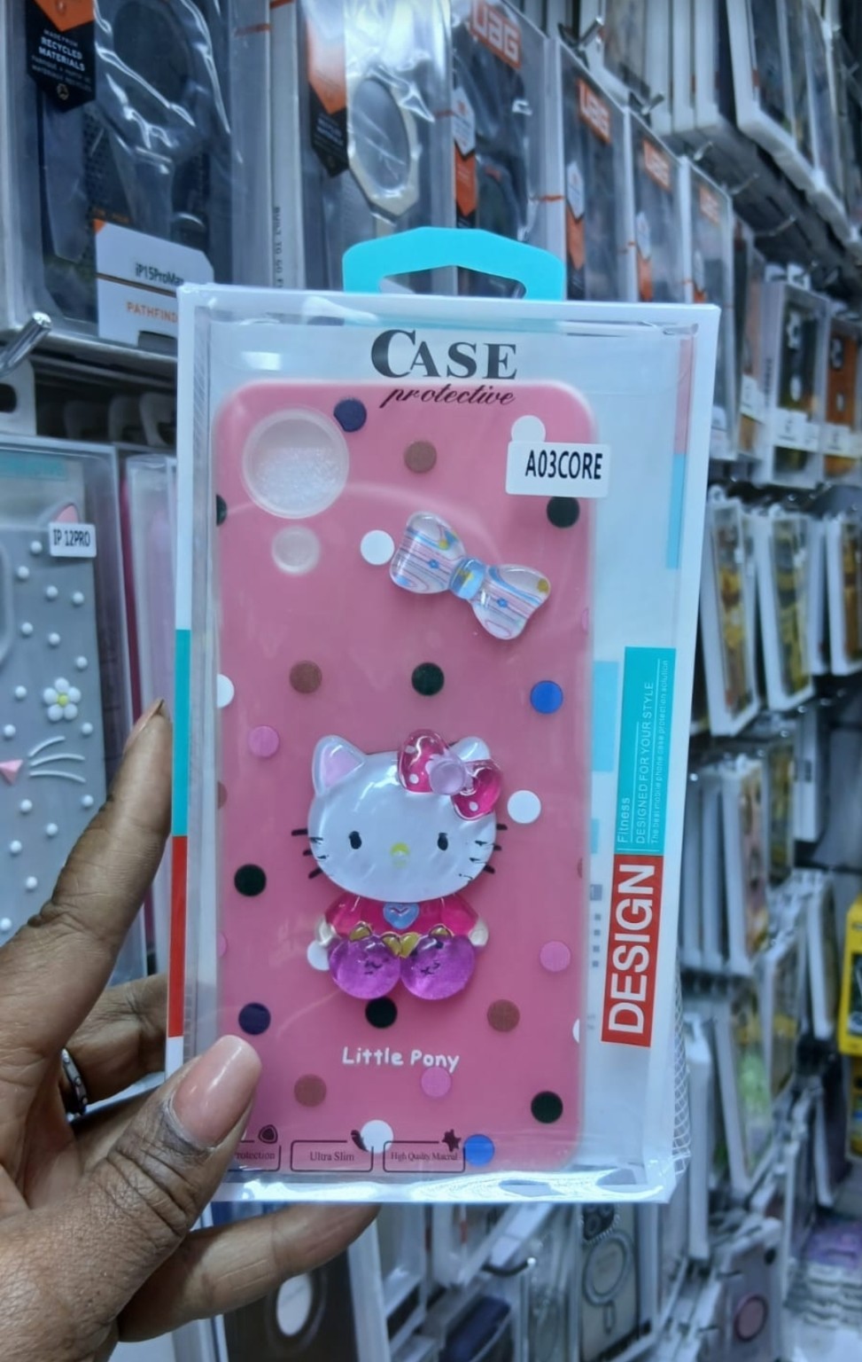 Little Pony pink 3D phone cover for Samsung Galaxy A03 Core