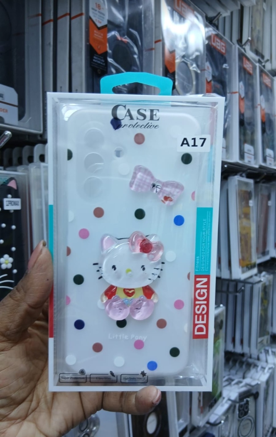 Little Pony white 3D phone cover for Samsung Galaxy A17