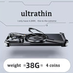 Oatsbasf Metal Z Shape Rimless Stand Case for iPhone 17 Pro Max