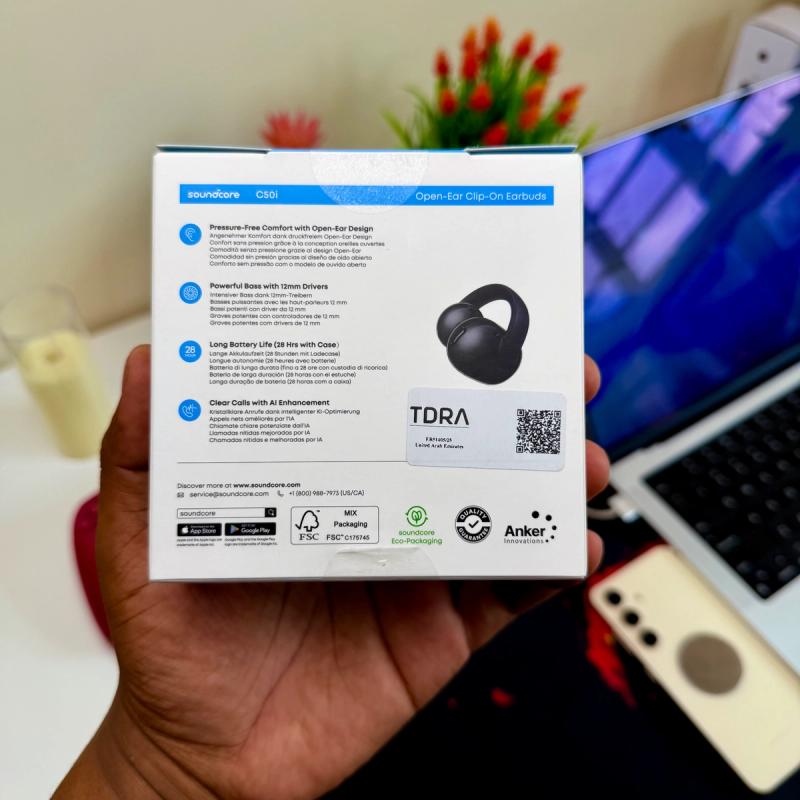 Anker Soundcore C50i Clip-On Earbuds