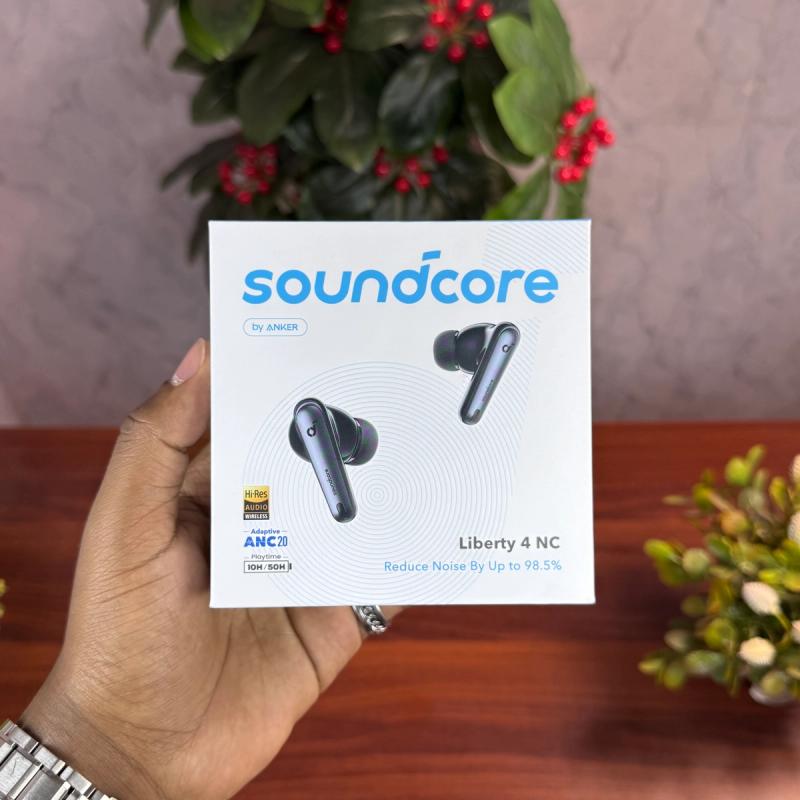 Soundcore Liberty 4NC | Hi-Res Wireless Earbuds | ANC 2.0 | LDAC | 50Hr Battery