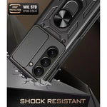 Shockproof Magnetic Ring Stand Armor Case Samsung Z Fold 3 Fold 4 Fold 5 Fold 6 Fold 7 MagSafe Military Grade