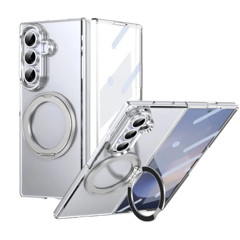 UltraGuard Infinity Ultra Clear MagSafe Rotating Ring Case Samsung Z Fold 4 Fold 5 Fold 6 Fold 7