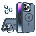 CasePro Matte MagSafe Kickstand Case iPhone 13 14 15 16 17 + FREE Camera Lens Protector