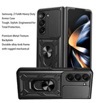 Shockproof Magnetic Ring Stand Armor Case Samsung Z Fold 3 Fold 4 Fold 5 Fold 6 Fold 7 MagSafe Military Grade