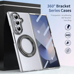 UltraGuard Infinity Ultra Clear MagSafe Rotating Ring Case Samsung Z Fold 4 Fold 5 Fold 6 Fold 7