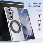 UltraGuard Phone Cover – Clear MagSafe Rotating Ring for Samsung Z Fold Series