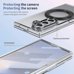 UltraGuard Infinity Ultra Clear MagSafe Rotating Ring Case Samsung Z Fold 4 Fold 5 Fold 6 Fold 7