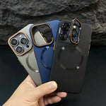 Secure Grip Bracket Defender Case iPhone 13 14 15 16 17 PC Acrylic Shockproof Anti-Fall