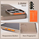 Secure Grip Bracket Defender Case iPhone 13 14 15 16 17 PC Acrylic Shockproof Anti-Fall