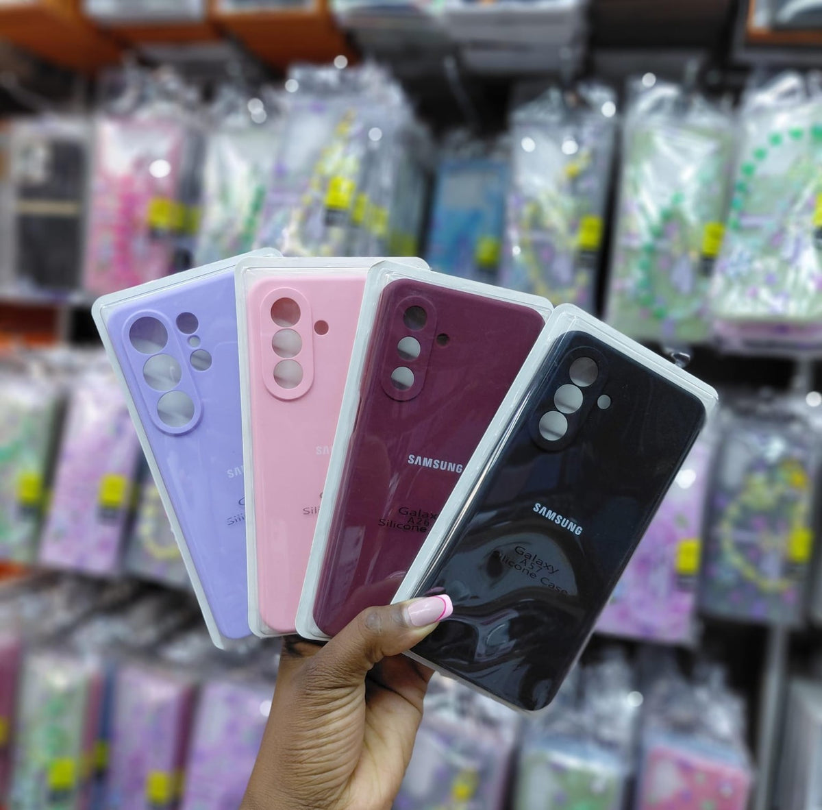 Original silicone phone cases for Samsung, iPhone and Redmi models