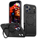 Titan Carbon metal bracket case for iPhone 17 Pro Max