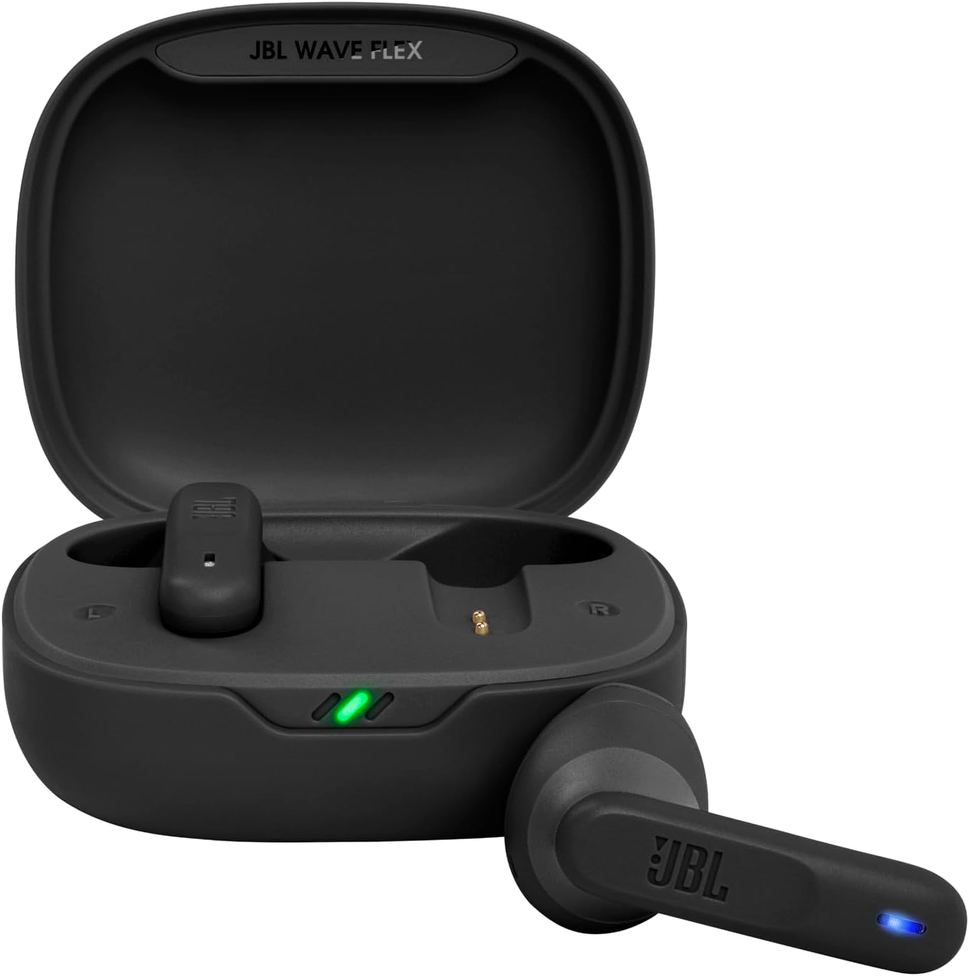 JBL Wave Flex true wireless earbuds with charging case
