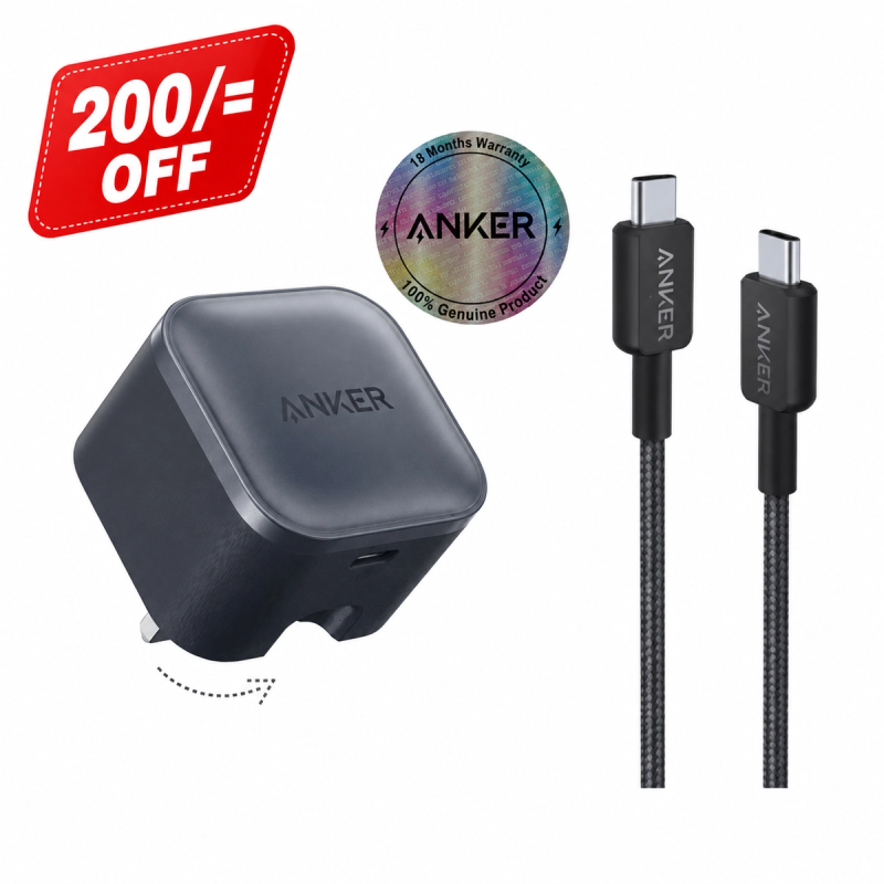 Anker Nano 45W charger set with 60W USB-C cable