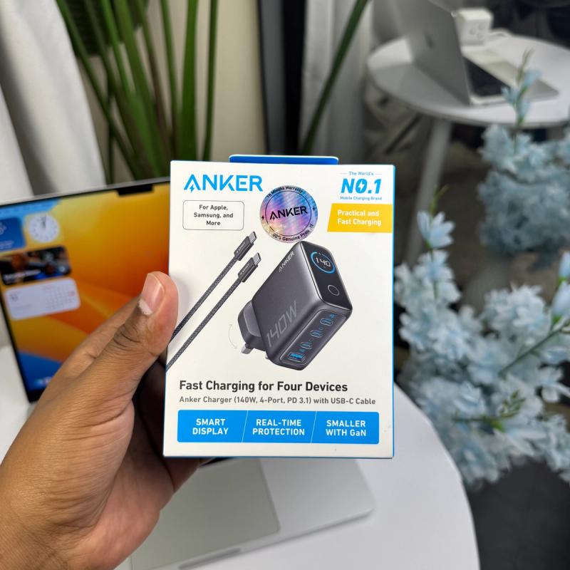 Anker 140W 4-in-1 charger with USB-C cable