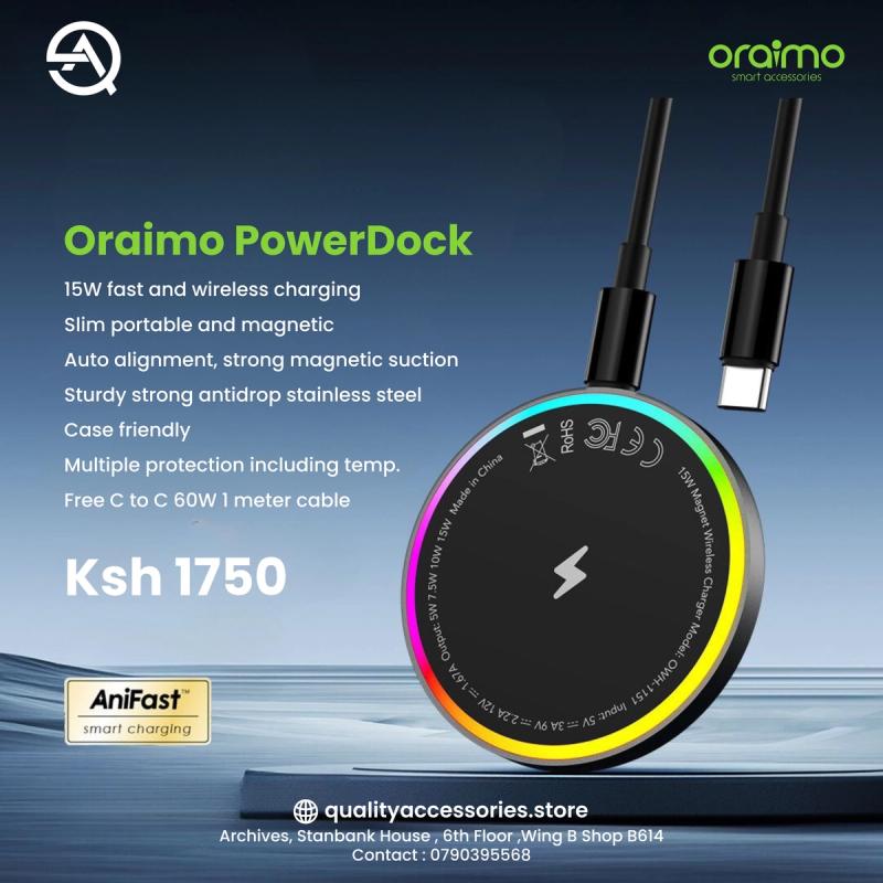 Oraimo PowerDock 15W wireless charger