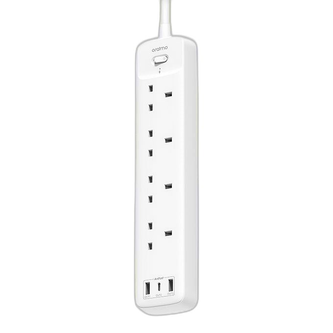 Oraimo PowerHub 2 Power Extension – 2m Cord + 15W Type-C