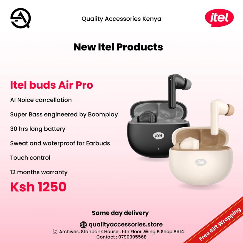 Itel Buds Air Pro – AI Noise-Cancelling Wireless Earbuds