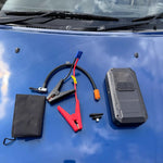 Tire inflator car jump starter